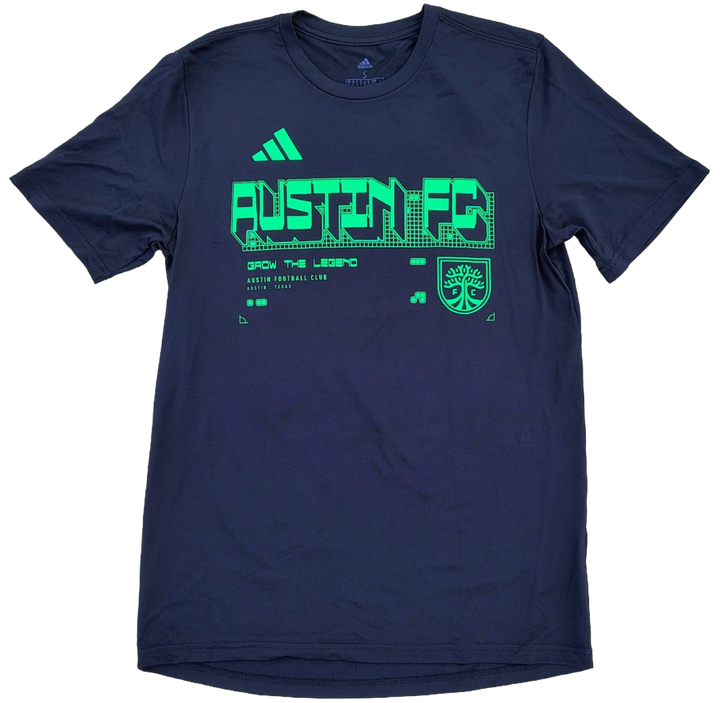 AUSTIN FC BLACK 2026 DIGITAL PREGAME TEE