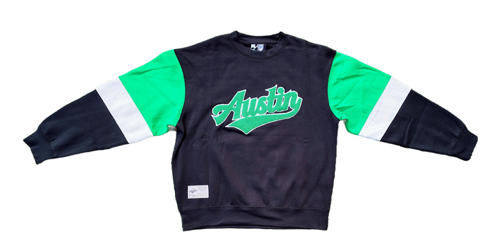 AUSTIN FC COLLEGIATE COLOR BLOCK CREWNECK