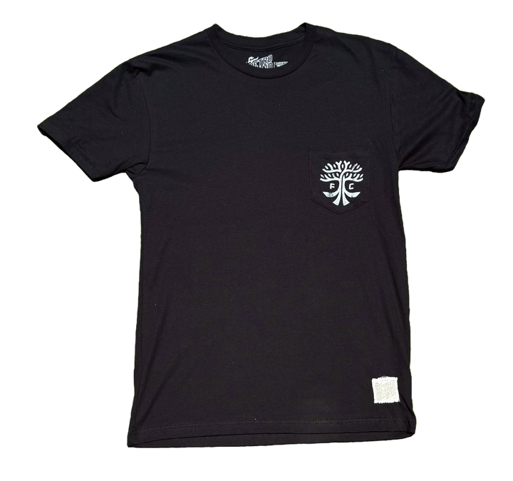 AUSTIN FC SECONDARY CREST RETRO POCKET TEE BLACK