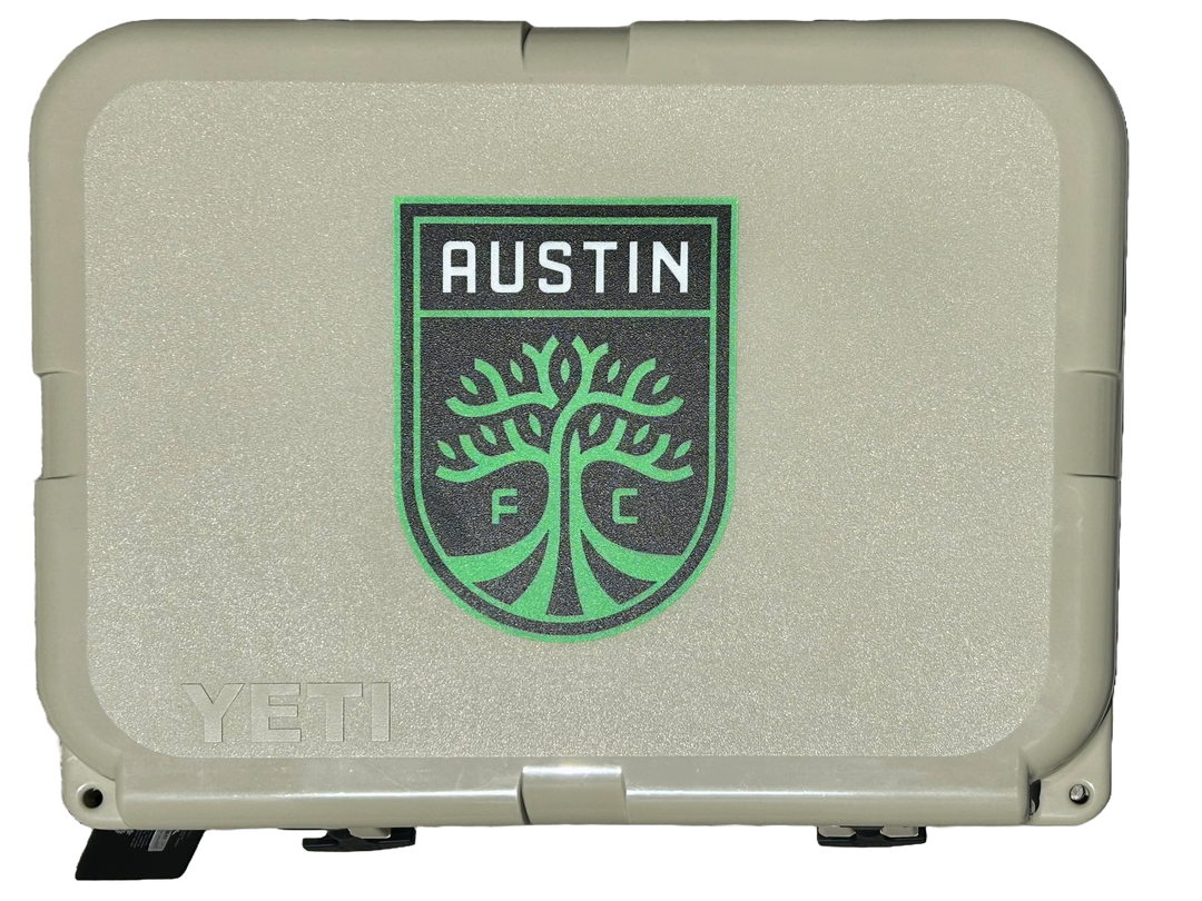 AUSTIN FC YETI TUNDRA 35 PRIMARY LOGO TAN