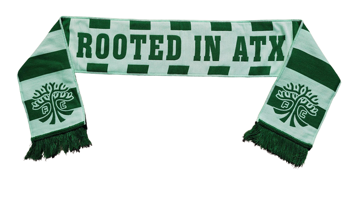 AUSTIN FC GREEN BAR STRIPE SCARF