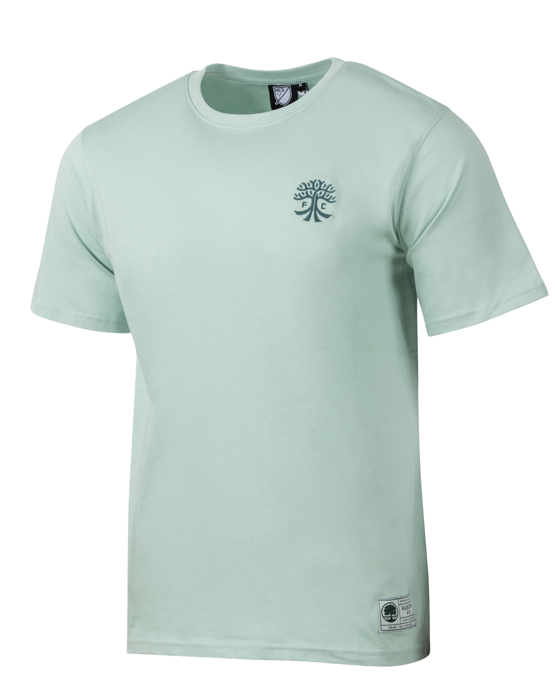 AUSTIN FC MINT COWBOY BADGE TEE