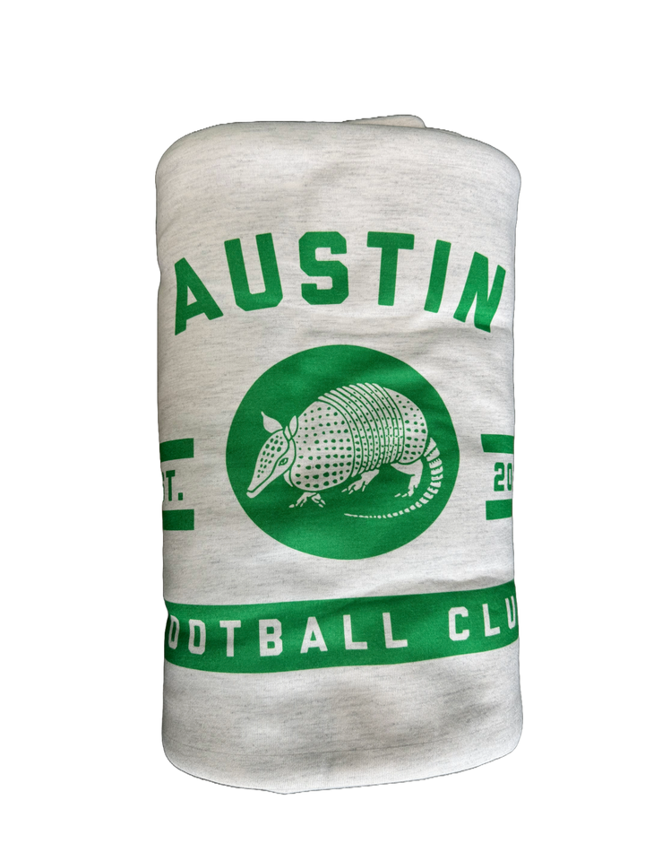 AUSTIN FC ROLLED SWEATSHIRT BLANKET ARMADILLO