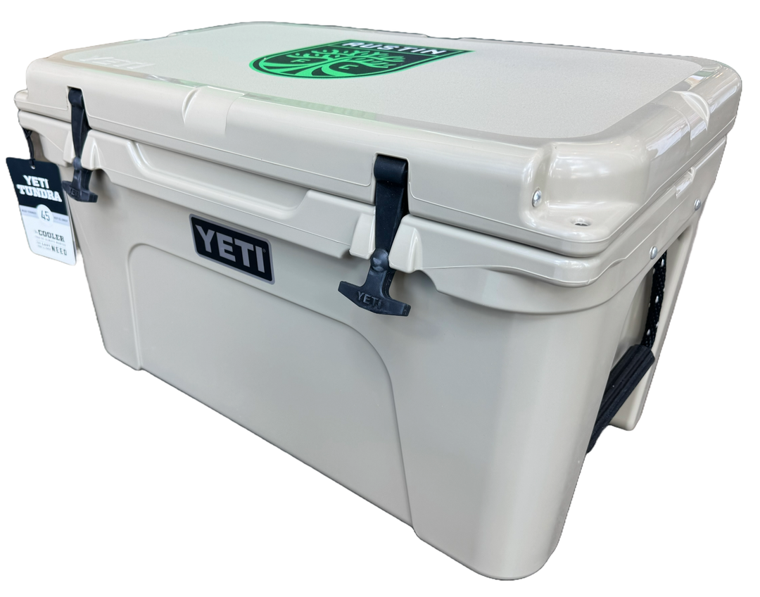 AUSTIN FC YETI TUNDRA 45 PRIMARY LOGO TAN